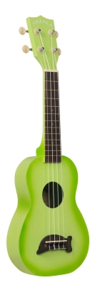 Dolphin Soprano Ukulele - Green Apple Burst