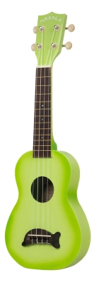 Dolphin Soprano Ukulele - Green Apple Burst