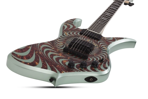 Wylde Thoraxe Electric Guitar - Tortoise Psychic Bullseye Gangrene