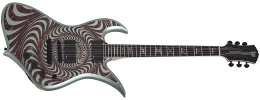 Schecter - Wylde Thoraxe Electric Guitar - Tortoise Psychic Bullseye Gangrene