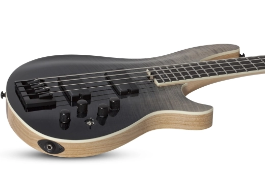 SLS Elite-4 Electric Bass Guitar, Left-Handed - Black Fade Burst