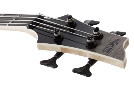 SLS Elite-4 Electric Bass Guitar, Left-Handed - Black Fade Burst