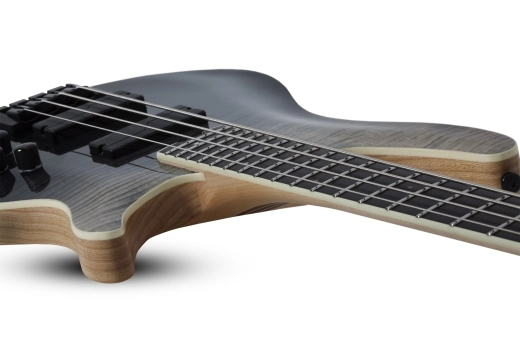 SLS Elite-4 Electric Bass Guitar, Left-Handed - Black Fade Burst