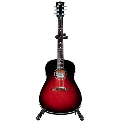 Axe Heaven - Slash Gibson J-45 Vermilion Burst 1:4 Scale Mini Guitar Model