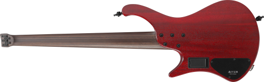 EHB Ergonomic Headless 5-String Electric Bass Guitar with Gigbag - Stained Wine Red Low Gloss