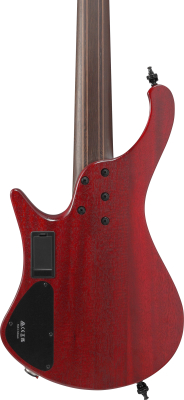 EHB Ergonomic Headless 5-String Electric Bass Guitar with Gigbag - Stained Wine Red Low Gloss