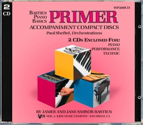 Kjos Music - Bastien Piano Basics: Accompaniment CDs - Primer Level Complete - Bastien - 2 CDs