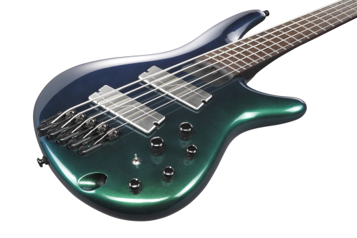 SR Bass Workshop 5-String Multiscale Electric Bass Guitar - Blue Chameleon