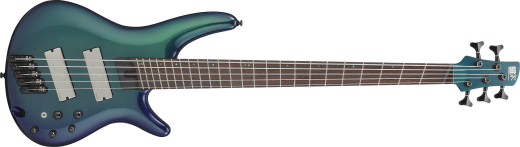 Ibanez - SR Bass Workshop 5-String Multiscale Electric Bass Guitar - Blue Chameleon