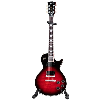 Axe Heaven - Gibson Slash Les Paul Standard 1:4 Scale Mini Guitar Model - Vermillion Burst