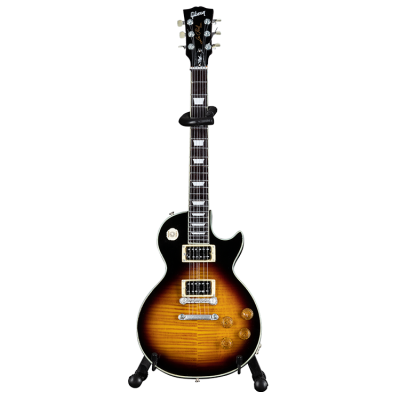 Axe Heaven - Modle rduit de guitare Gibson LesPaul Standard signature Slash  lchelle1/ 4 (fini November Burst)