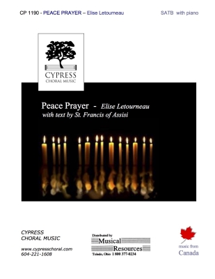 Peace Prayer - Letourneau - SATB
