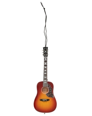 Gibson 6\'\' Hummingbird Vintage Cherry Sunburst Ornament