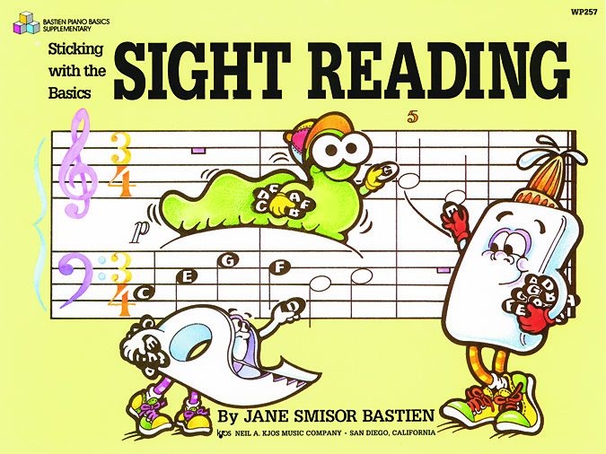 Sticking With The Basics: Sight Reading - Bastien - Piano - Book