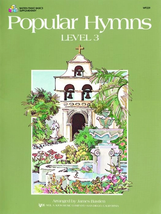 Popular Hymns, Level 3 - Bastien - Piano - Book