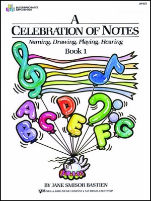 Kjos Music - A Celebration Of Notes, Book 1 - Bastien - Piano - Book