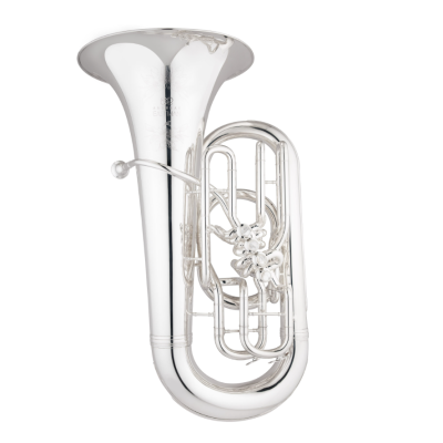 Eastman Winds - Professional EEB 4 Piston Tuba with 17 Bell - Silver-Plated