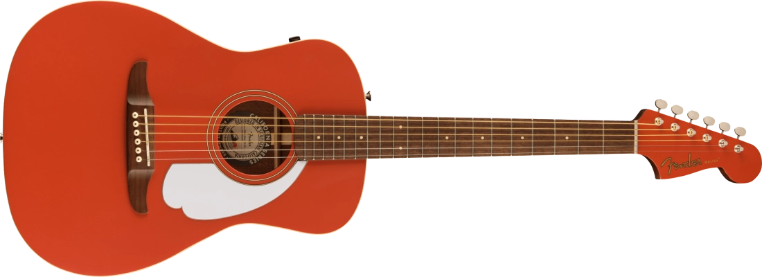 Malibu Player Acoustic-Electric Guitar, Walnut Fingerboard - Fiesta Red