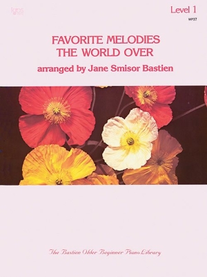 Kjos Music - Favorite Melodies The World Over, Level 1 - Bastien - Piano - Book