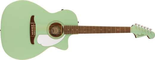 Fender - Newporter Player Acoustic-Electric Guitar, Walnut Fingerboard - Surf Green