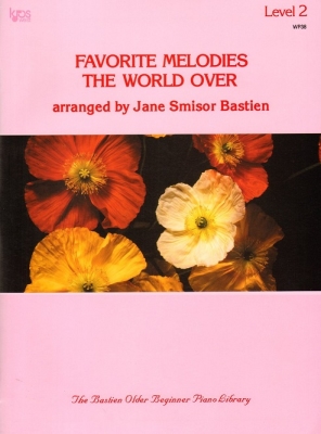 Kjos Music - Favorite Melodies The World Over, Level 2 - Bastien - Piano - Book