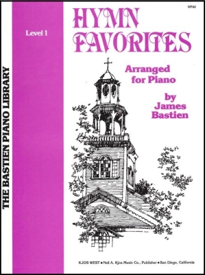 Kjos Music - Hymn Favorites, Level 1 - Bastien - Piano - Book