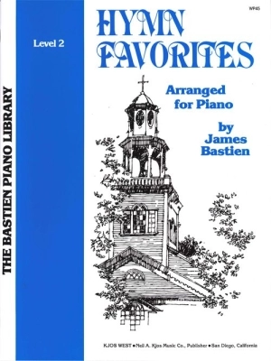 Kjos Music - Hymn Favorites, Level 2 - Bastien - Piano - Book