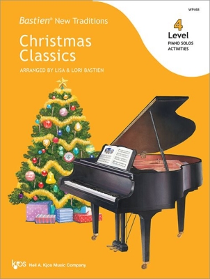 Kjos Music - Bastien New Traditions: Christmas Classics, Level 4 - Bastien - Piano - Book