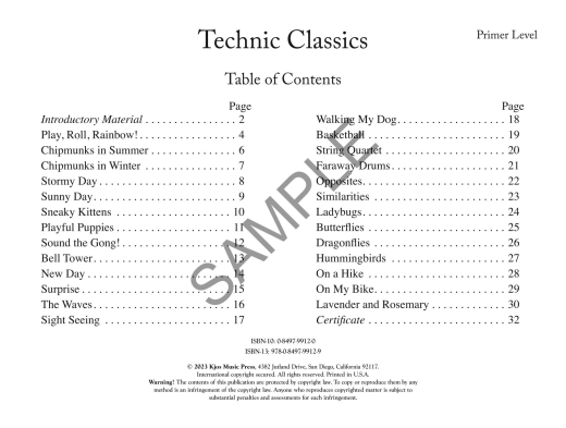 Bastien Essentials: Technic Classics, Primer Level - Bastien - Piano - Book