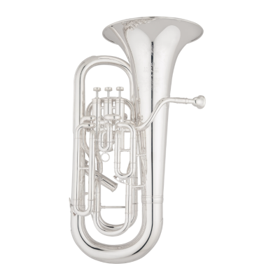 Professional Bb Compensating Euphonium - 12\'\', Silver Plated