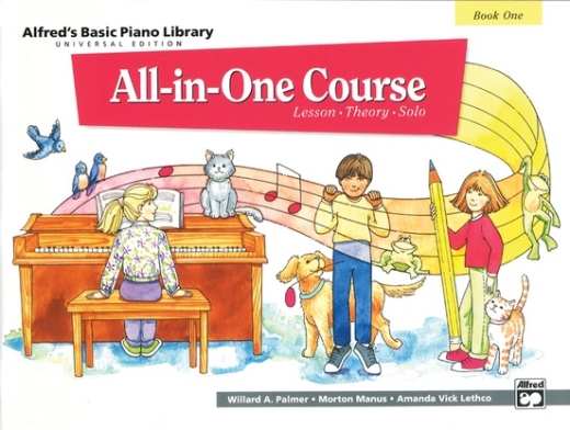 Alfred Publishing - Alfreds Basic All-in-One Course Universal Edition, Book 1 - Palmer/Manus/Lethco - Piano - Book