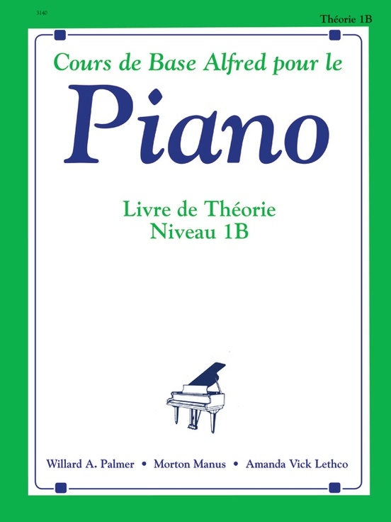 Alfred\'s Basic Piano Library: French Edition Theory Book 1B - Palmer/Manus/Lethco - Piano - Book