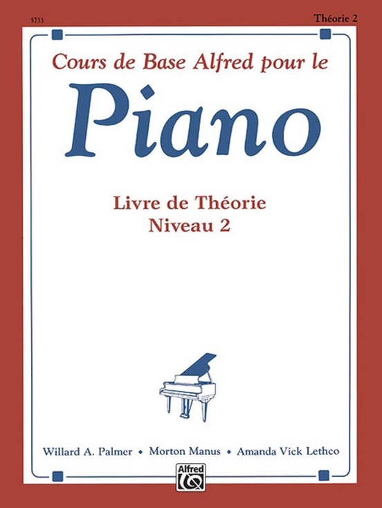 Alfred\'s Basic Piano Library: French Edition Theory Book 2 - Palmer/Manus/Lethco - Piano - Book