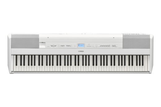 Yamaha - P-525 88 Key Digital Piano with Speakers - White