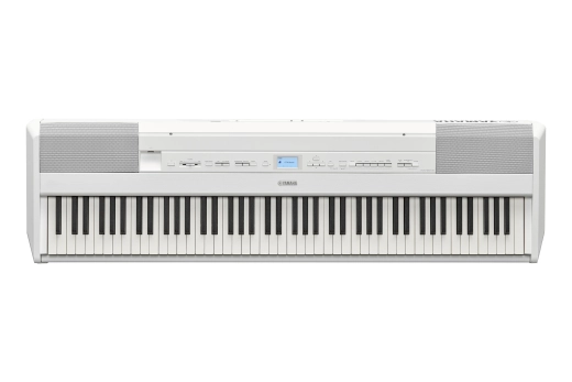 Yamaha - P-525 88 Key Digital Piano with Speakers - White