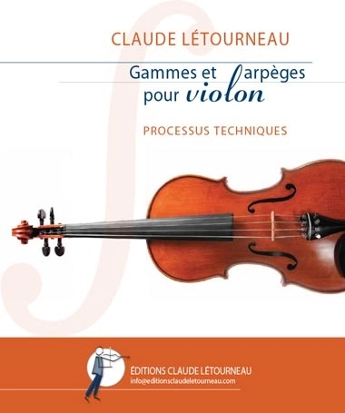 Gammes et arpeges - Letourneau - Violin - Book