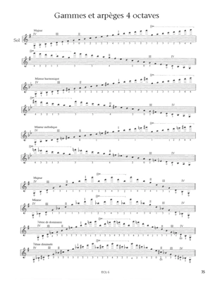 Gammes et arpeges - Letourneau - Violin - Book