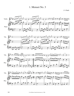 Repertoire Volume 1-B - Letourneau - Violin/Piano - Book