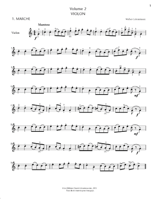Repertoire Volume 2 - Letourneau - Violin/Piano - Book