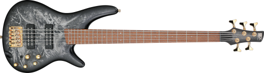 Ibanez - SR Standard 5-String Electric Bass - Black Ice Frozen Matte