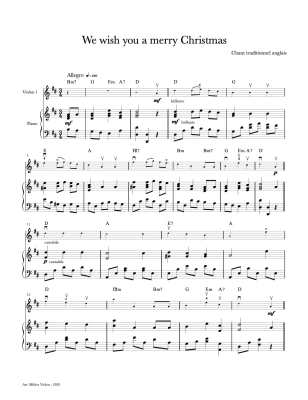 Classiques de Noel pour violiniste debutant - McDonald - Score/Parts