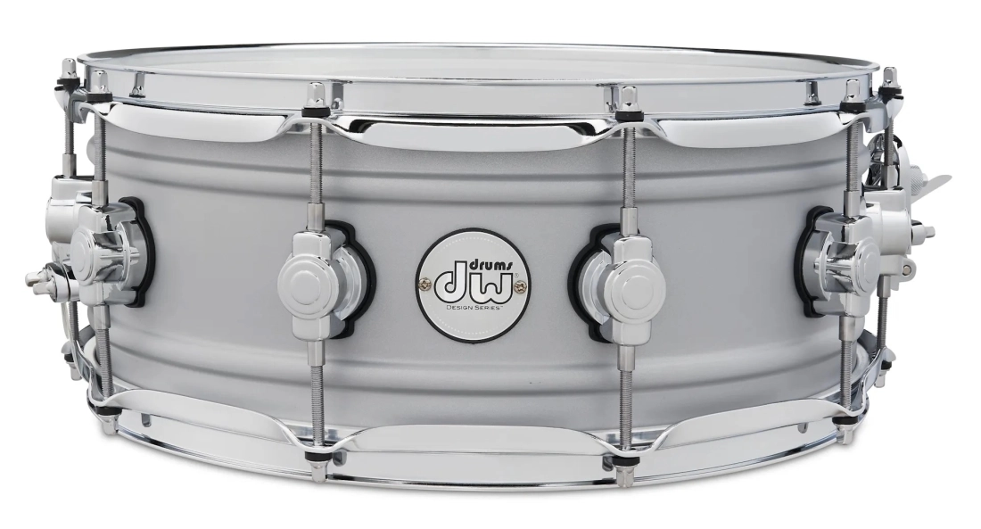 Design Series 5.5x14\'\' Snare Drum - Matte Aluminum