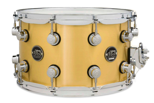 Performance Brass 8x14\'\' Snare Drum - Polished Brass