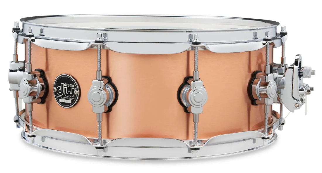 Performance Copper 5.5x14\'\' Snare Drum - Polished Copper