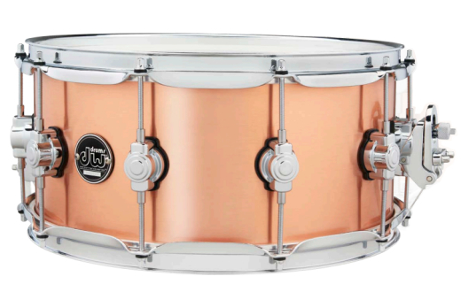 Drum Workshop - Performance Copper 6.5x14 Snare Drum - Polished Copper