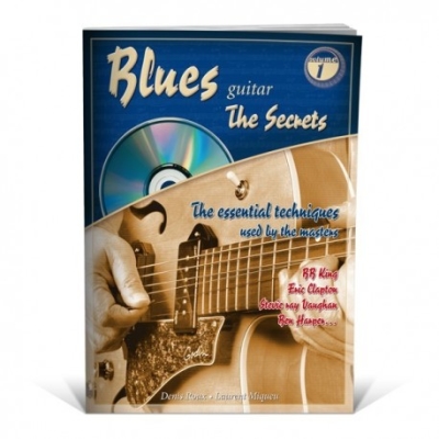 Blues Guitar \'\'The Secrets\'\': The Essential Techniques Used by the Masters - Miqueu/Roux - Guitar - Book/CD