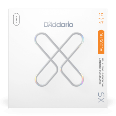 DAddario - Extra Light Coated Acoustic Guitar Strings - 10-47 (3-Pack)