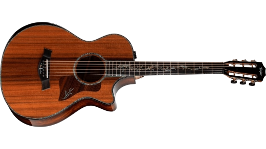 Taylor Guitars - PS12ce 12-Fret Honduran Rosewood Acoustic/Electric Guitar with Hardshell Case