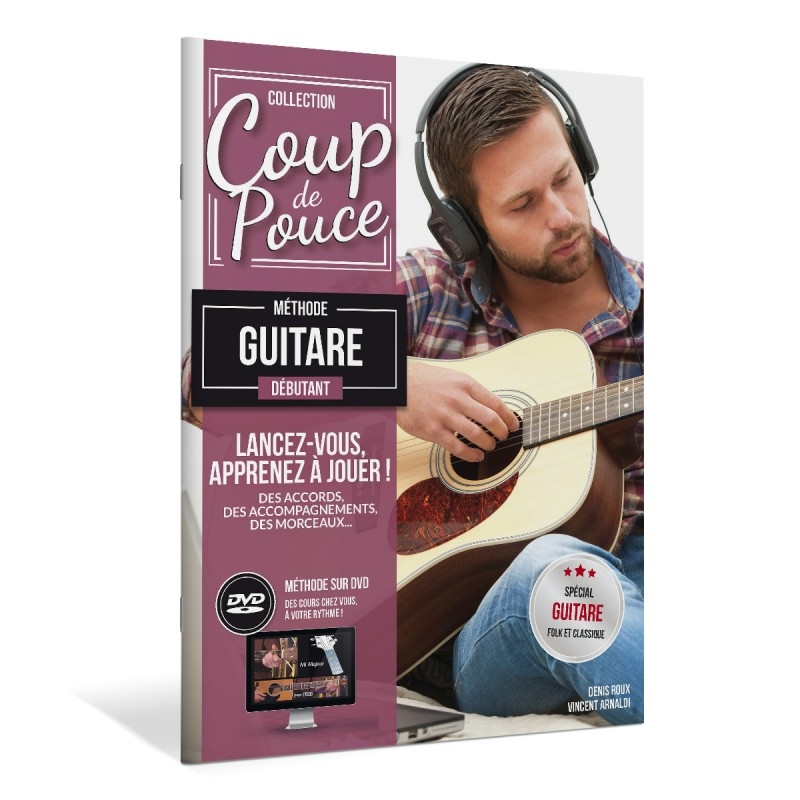 Coup de pouce guitare folk - Roux/Arnaldi - Guitar - Book/DVD