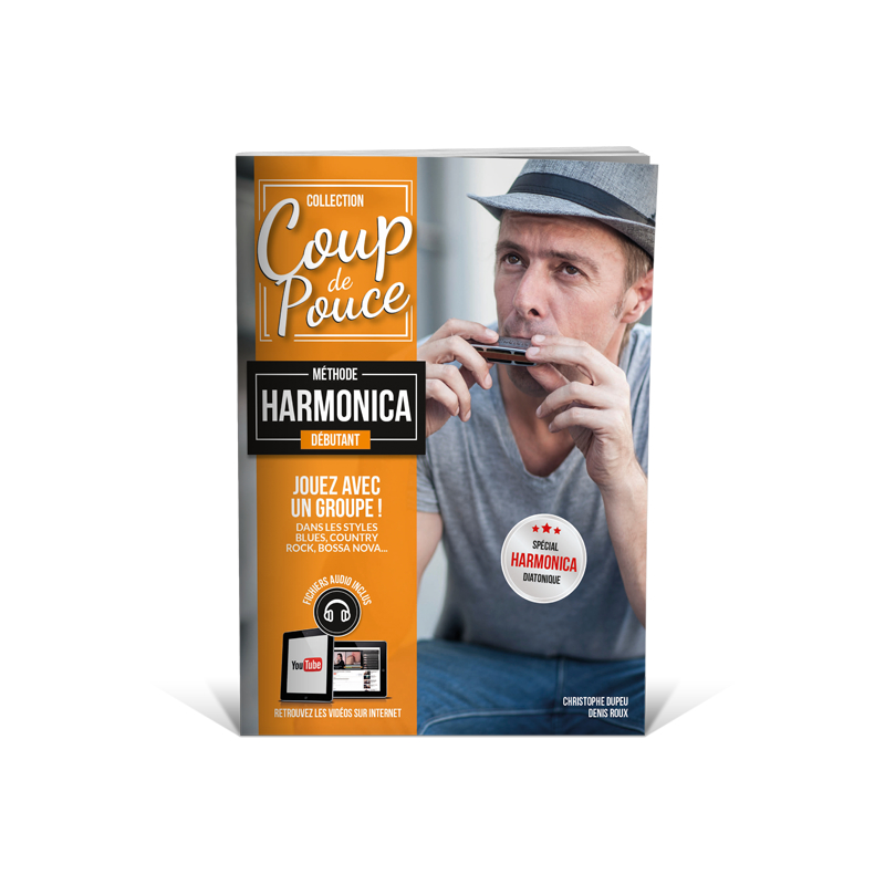 Coup de pouce harmonica - Dupeau/Roux - Harmonica - Book/Media Online